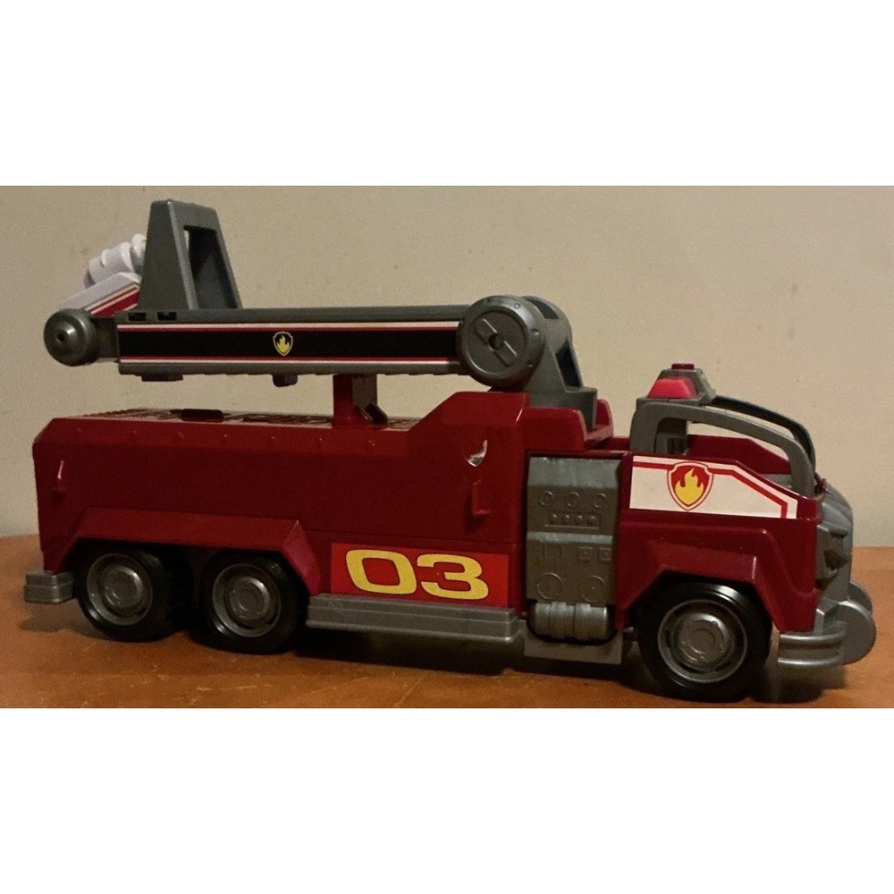 PAW Patrol The Movie Marshall Transforming City Fire Truck Nickelodeon,